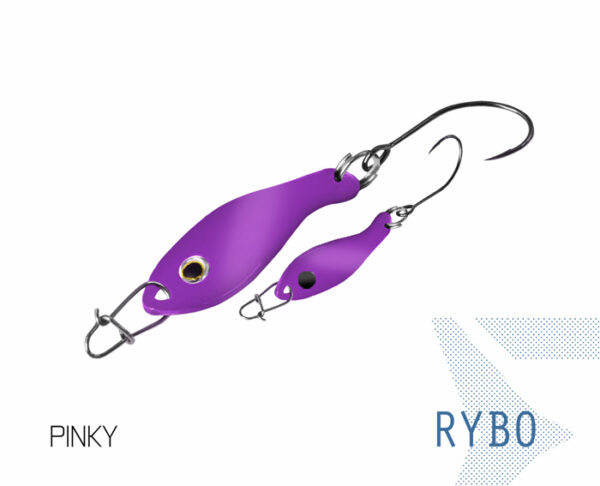 Spoon Delphin RYBO0.5g PINKY Hook #8 – Bild 4
