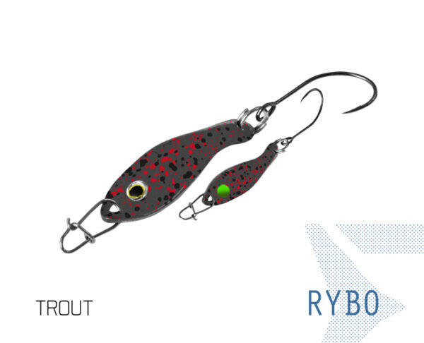 Spoon Delphin RYBO0.5g PINKY Hook #8 – Bild 9