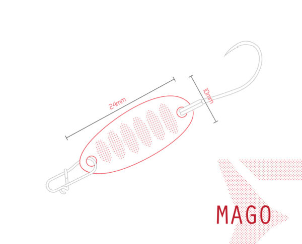 Spoon Delphin MAGO2g NIGHT Hook #8 – Bild 12