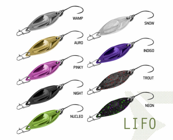 Spoon Delphin LIFO5g SNOW hook #8