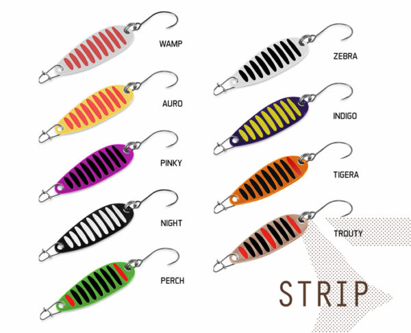Spoon Delphin STRIP5g INDIGO hook #10