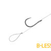 Vorfach Delphin FLR Loop / 6St.8cm / 0,22mm / B-LESS #6 – Bild 2
