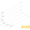 Vorfach Delphin FLR Loop / 6St.8cm / 0,22mm / B-LESS #6 – Bild 3