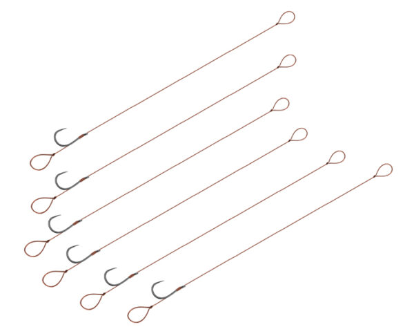 Vorfach Delphin Proxi Loop / 6St.8cm / 0,10mm / B-LESS #6 – Bild 3