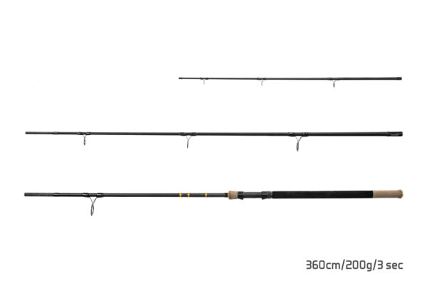 Delphin RIVER Trophy NXT + 4 Spitzen300cm/160g/3 Teile – Bild 4