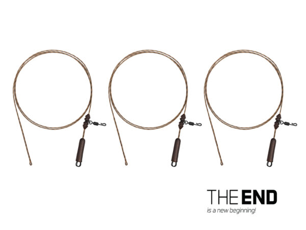 Montage Delphin THE END Leadcore HELI / 3St.80cm – Bild 3