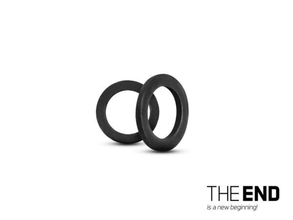Montagering Delphin THE END Round RING / 30 St.3.1mm