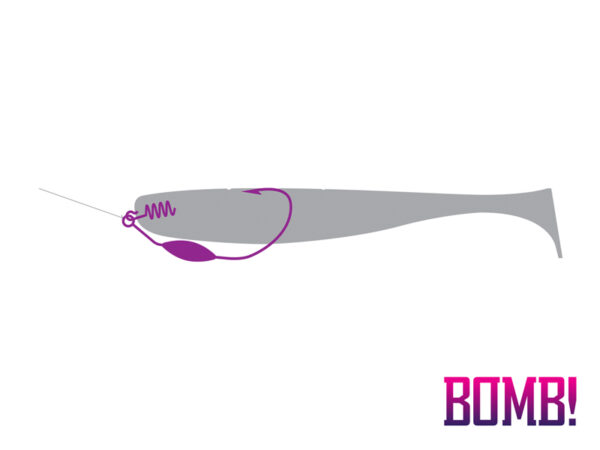 Haken BOMB! HeavyShank / 5 Stück5g-3/0 – Bild 2