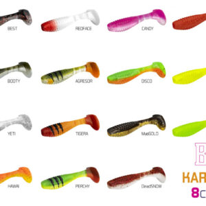 TOP-Set Delphin KARMA UVs / 5St.8cm / Perchy + Redface + Candy + Hawai + Best