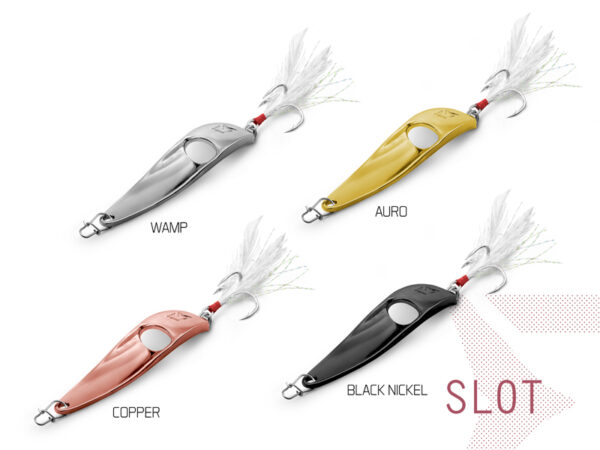 Blinker Delphin SLOT15g AURO hook #4