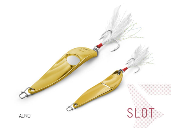 Blinker Delphin SLOT15g AURO hook #4 – Bild 3