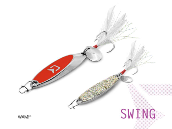 Blinker Delphin SWING15g COPPER hook #6 – Bild 2