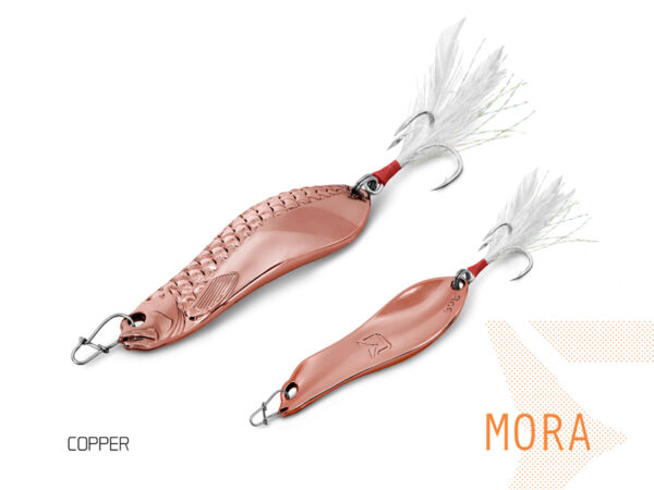 Blinker Delphin MORA30g COPPER hook #4 – Bild 4