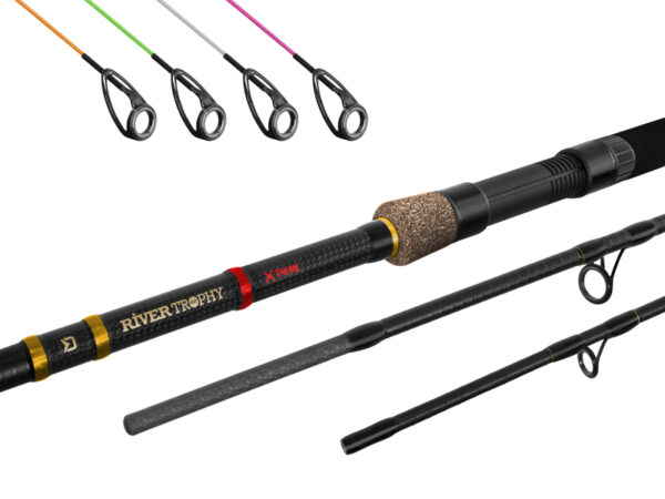 Delphin RIVER Trophy NXT X-TREME + 4 Spitzen400cm/250g/3 Teile