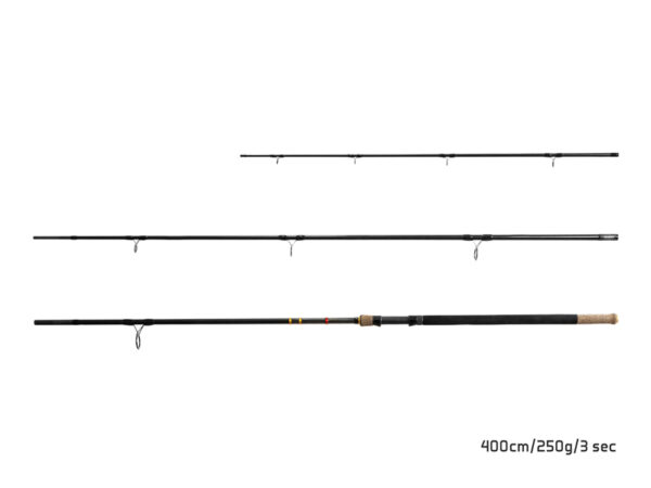 Delphin RIVER Trophy NXT X-TREME + 4 Spitzen400cm/250g/3 Teile – Bild 2