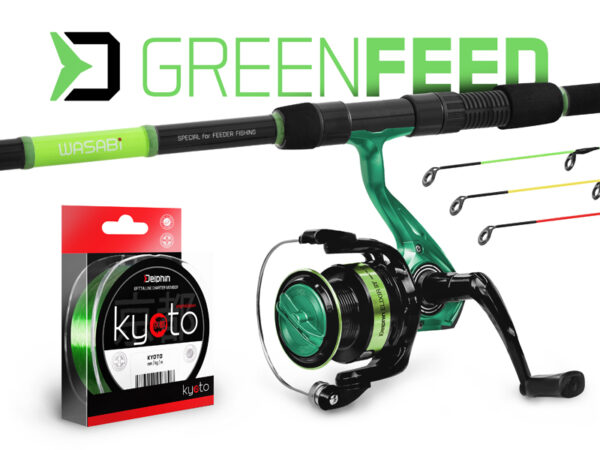 Delphin GreenFEED Feeder Set330cm/100g + 3T + 0,261mm