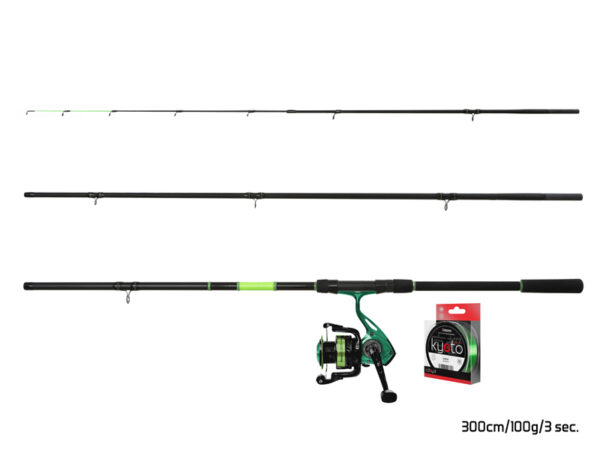 Delphin GreenFEED Feeder Set330cm/100g + 3T + 0,261mm – Bild 2