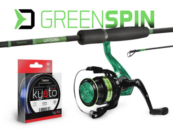 Delphin GreenSPIN Spinn-Set180cm/30g + 2T + 0,261mm