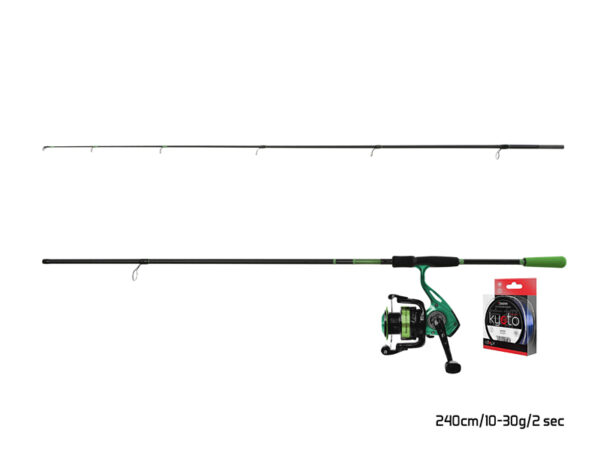 Delphin GreenSPIN Spinn-Set180cm/30g + 2T + 0,261mm – Bild 4