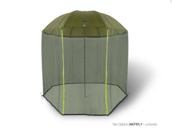 Moskitonetz am Delphin AntiFLY-Schirm250cm – Bild 3
