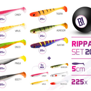 Köder Set BOMB Rippa Farben 2022 5cm / 225 St.5cm