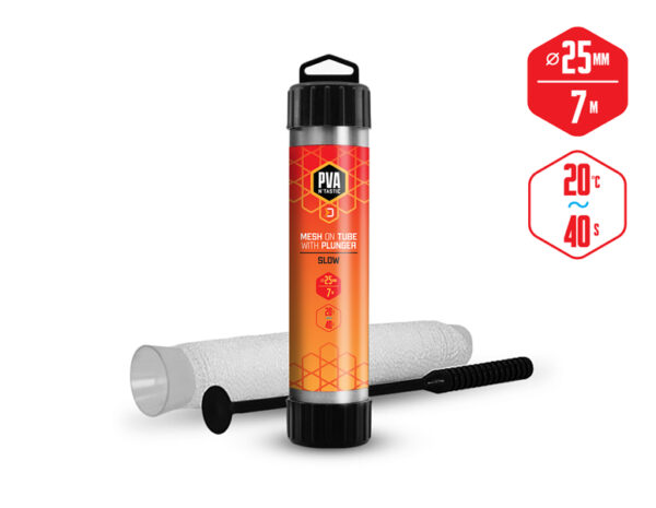 Delphin PVA n ́tastic TUBE + Stampfer / 7 m Strumpf - 25mm25mm (schmal) / langsam löslich