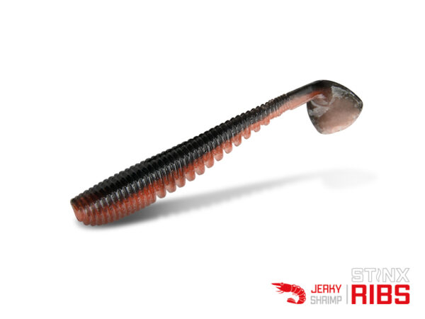 Gummiköder Delphin B! StinxRIBS Shrimp / 20 St.5cm / JERKY - Image 4