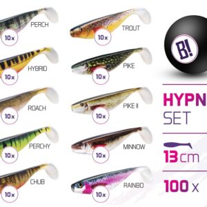 Künstlicher Köder Set BOMB Hypno 13cm / 100 St.13cm
