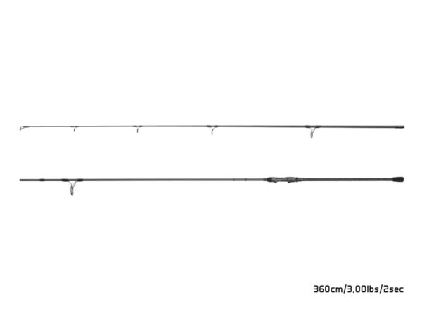 Delphin Opium BlacxCARP 3G TechnoCORK12ft/360cm/3,50lbs/2St. – Bild 5