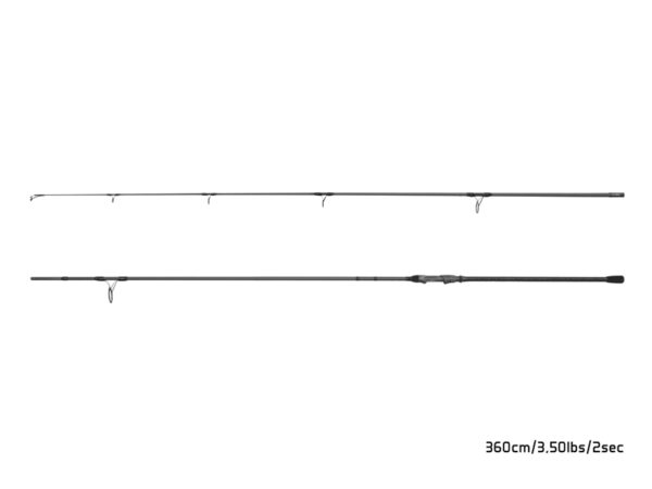 Delphin Opium BlacxCARP 3G TechnoCORK12ft/360cm/3,50lbs/2St. – Bild 7