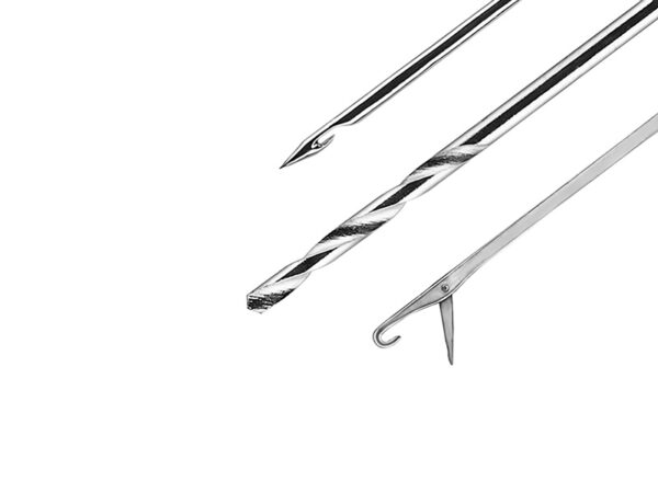 Fluo-Nadeln Set und Bohrer Delphin T-END Grip 3XF – Bild 2