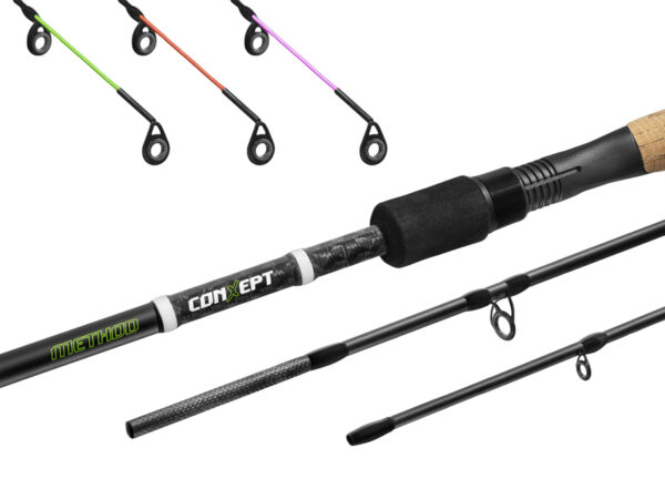 Delphin Method CONXEPT + 3 Spitzen390cm/60g