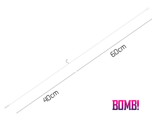 Delphin BOMB! D-SHOT Spinn-Vorfach1m/#4/0,16mm/5St. – Bild 2