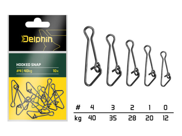 Hooked snap / 10 St.#1/20kg