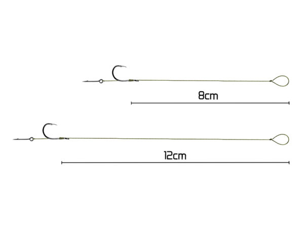 Vorfach Delphin NOLIMIT Sting / 6St.12cm / 15lbs / BARB #4 / Sting 7mm – Bild 3
