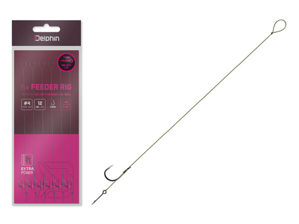 Vorfach Delphin NOLIMIT Sting / 6St.12cm / 15lbs / BARB #4 / Sting 7mm – Bild 5