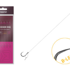 Vorfach Delphin FLR D-rig / 6St.8cm / 0,22mm / B-LESS #6 / Sting 7mm