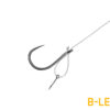Vorfach Delphin FLR D-rig / 6St.8cm / 0,22mm / B-LESS #6 / Sting 7mm – Bild 2