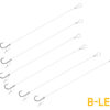 Vorfach Delphin FLR D-rig / 6St.8cm / 0,22mm / B-LESS #6 / Sting 7mm – Bild 3
