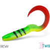 Gummiköder Delphin TwistaX Eeltail UVs / 5St.15cm/DISCO – Bild 5