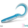 Gummiköder Delphin TwistaX Eeltail UVs / 5St.6cm/YETI – Bild 2