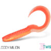 Gummiköder Delphin TwistaX Eeltail UVs / 5St.6cm/YETI – Bild 7