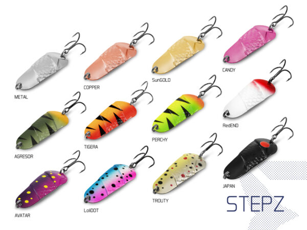 Delphin STEPZ StripSCALE Spoon10g AGRESOR Hook #2