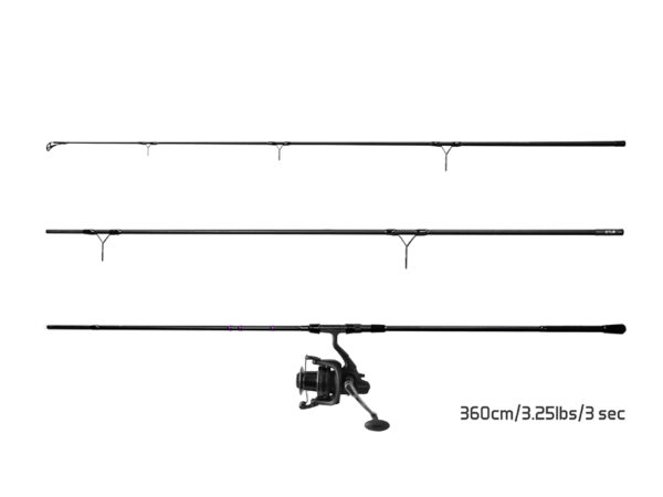 Delphin CORSAR Karpfen-Set360cm/3 diel + 8T – Bild 3