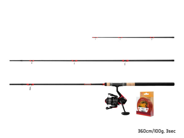 Delphin RedFEED Feeder-Set360cm + 4T + 0,23mm – Bild 2