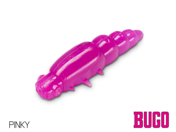 Künstliche Larve Delphin BUGO Cheese / 15 Stück4cm / PINKY – Bild 2