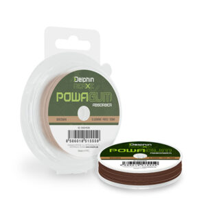 Delphin REAXE PowaGUM Absorber Braun0.6mm/4kg/10m