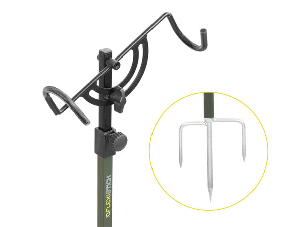 Teleskopischer Rutenhalter Delphin FlexiSTICK – Bild 2