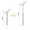 Teleskopischer Rutenhalter Delphin FlexiSTICK – Bild 5