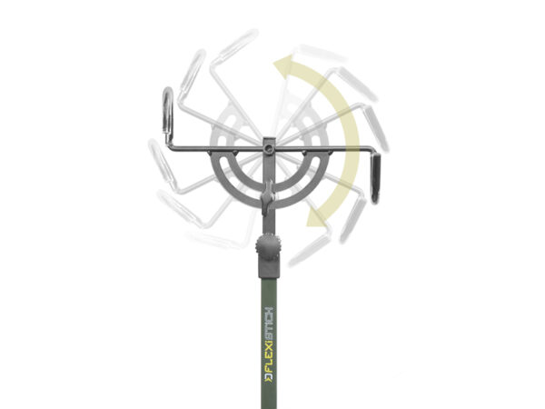 Teleskopischer Rutenhalter Delphin FlexiSTICK – Bild 6